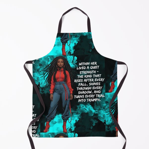 Item preview, Quiet Strength – Inspirational Quote with Woman with Locs | Empowerment Graphic designed and sold by WHDProduction45.