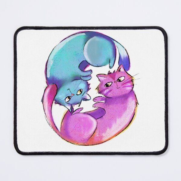 Item preview, Purrfectly Entangled designed and sold by Kristin Farnsworth Art .