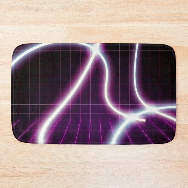 Item preview, Faded Neon Grid Texture designed and sold by CTM ArtStudio.