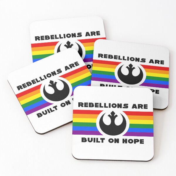 Item preview, Star Pride - Rebel Hope on Pride Flag designed and sold by Ampersand Creations.