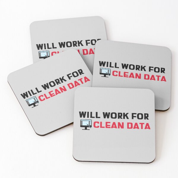 Item preview, Will Work For Clean Data designed and sold by Boonicon.