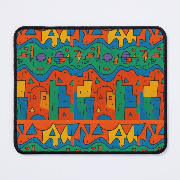 Item preview, "City in Motion" – Abstract Urban Dreamscape – Lines by Josiah designed and sold by LinesByJosiah1.