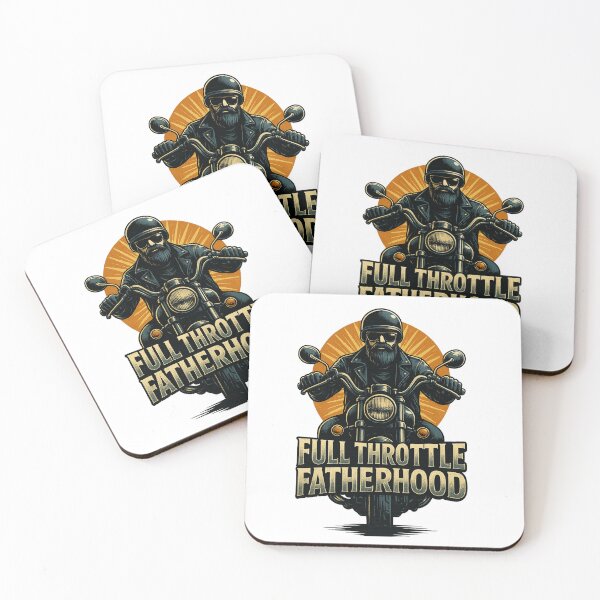 Item preview, Biker Dad at Full Throttle – Fatherhood on the Open Road designed and sold by JenniferCreaArte .