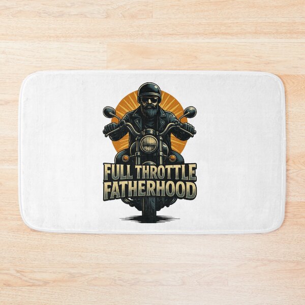 Item preview, Biker Dad at Full Throttle – Fatherhood on the Open Road designed and sold by JenniferCreaArte .