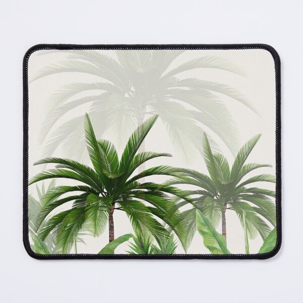 Item preview, Tropical Palm Trees Watercolor Aesthetic Landscape - Lush Green Oasis designed and sold by ElizabethCoelho.