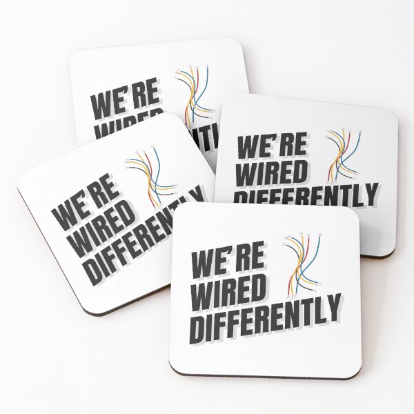Item preview, We're Wired Differently Electrical Engineering Pun designed and sold by ThePungineer.