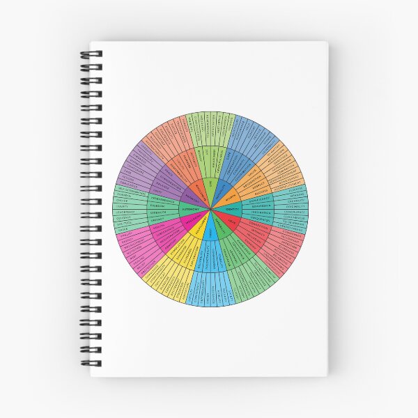 Item preview, Needs Wheel | Rainbow on White | Emotional Wellbeing Resource designed and sold by KindToYourMind.