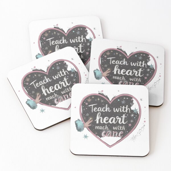 Item preview, Teach with heart reach with care designed and sold by sosason.