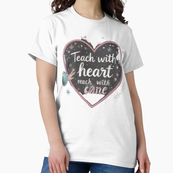 Item preview, Teach with heart reach with care designed and sold by sosason.