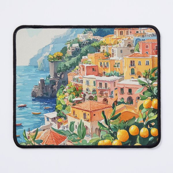 Item preview, Amalfi Coast – Colorful Italian Cliffside Village designed and sold by Myra365Art.