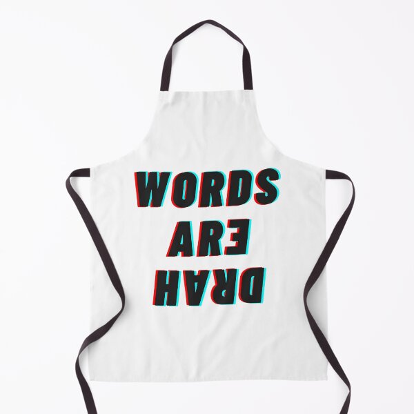 Item preview, Words Are Hard (White) designed and sold by Colorful Misfits.