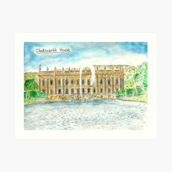 Chatsworth House Art Prints Redbubble
