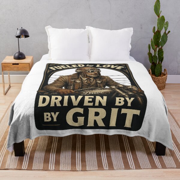 Item preview, Fueled by Love, Driven by Grit – Vintage Dad Biker Gift designed and sold by JenniferCreaArte .