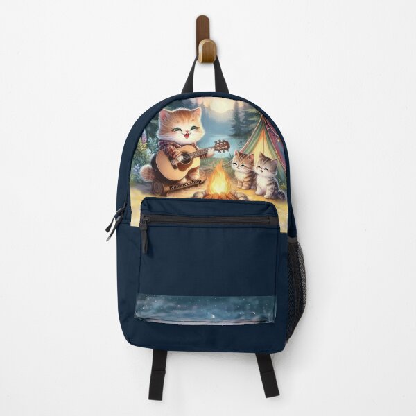 Item preview, Feline Trio Campfire Serenade designed and sold by rmoneeshop.