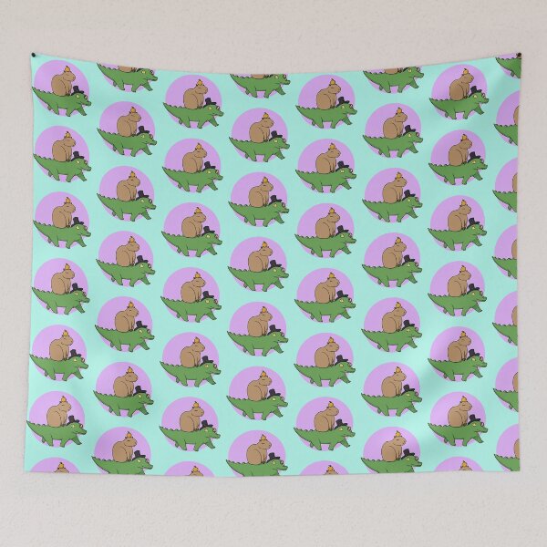 Item preview, Croc'n'Capybara Pals designed and sold by StarrLightArts.