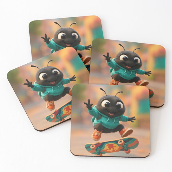 Item preview, Skater Pinacate Beetle designed and sold by Sillytoe.