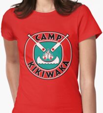 Camp Kikiwaka - Bunk'd - red background Women's Fitted T-Shirt