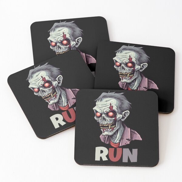 Item preview, RUN Zombie – Horror Skull with Glowing Eyes Graphic designed and sold by Karim-Karem.