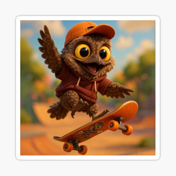 Item preview, Skater Potoo designed and sold by Sillytoe.