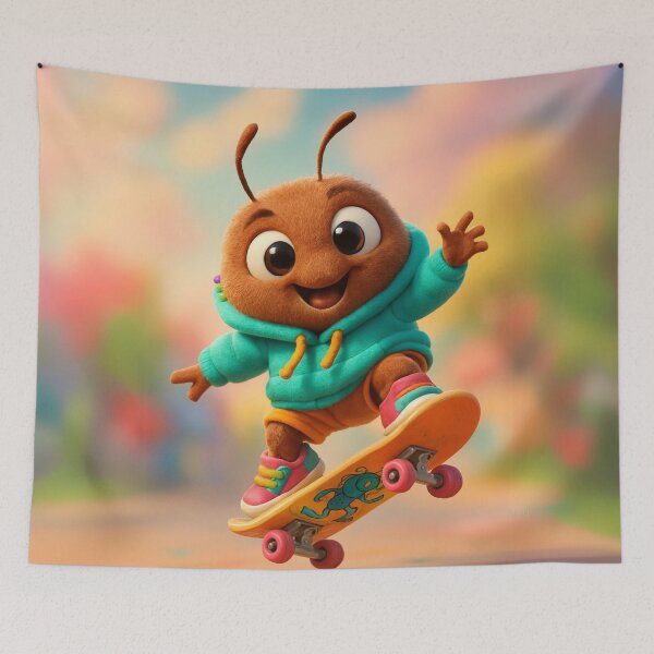 Item preview, Skater Powderpost Beetle designed and sold by Sillytoe.