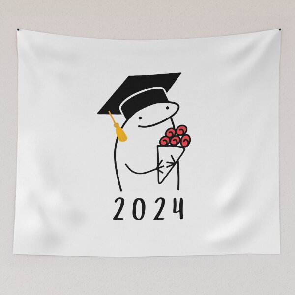 Item preview, Style 2 Graduation pose doodle 2024 designed and sold by QUOT-s.