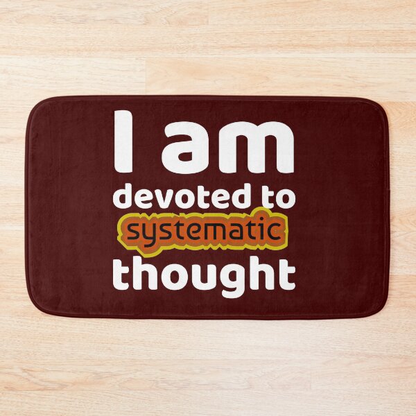 Item preview, systematic thought designed and sold by Share A Brain Wave.