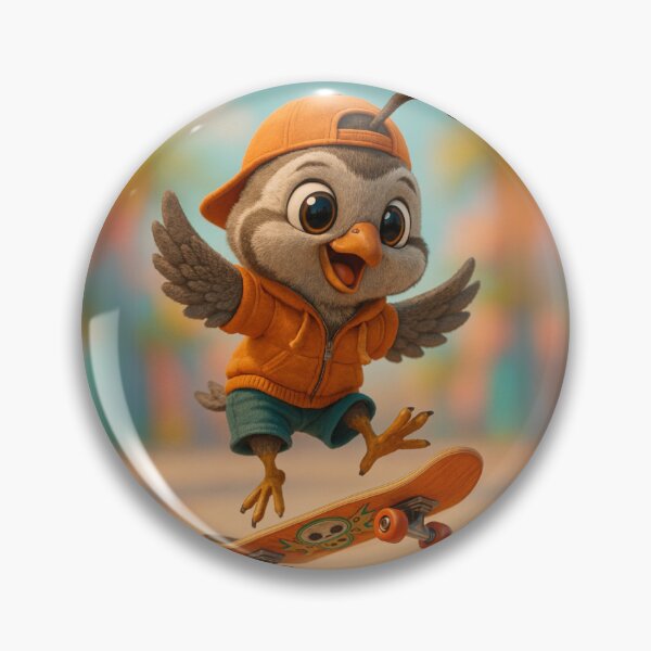 Item preview, Skater Quail designed and sold by Sillytoe.