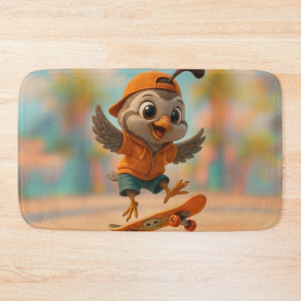 Item preview, Skater Quail designed and sold by Sillytoe.