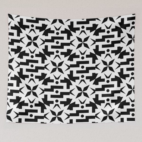 Item preview, Retro Art Deco Geometric Pattern 24.P06.017.018 designed and sold by Space & Care - Art Deco GeoMetrica.
