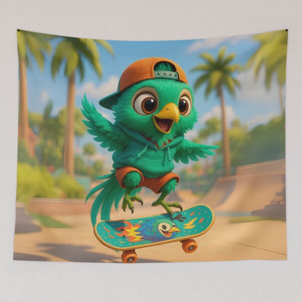 Item preview, Skater Quetzal designed and sold by Sillytoe.