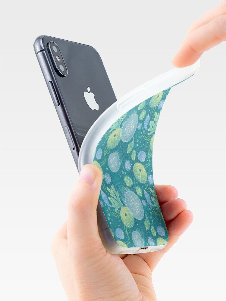Alternate view of Ocean life iPhone Case