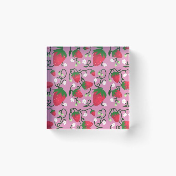 Item preview, Strawberry infinite pattern designed and sold by Buddys-Crafts.