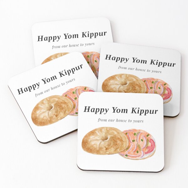 Item preview, Happy Yom Kippur Bagel With Lox and Cream Cheese designed and sold by daphsam.