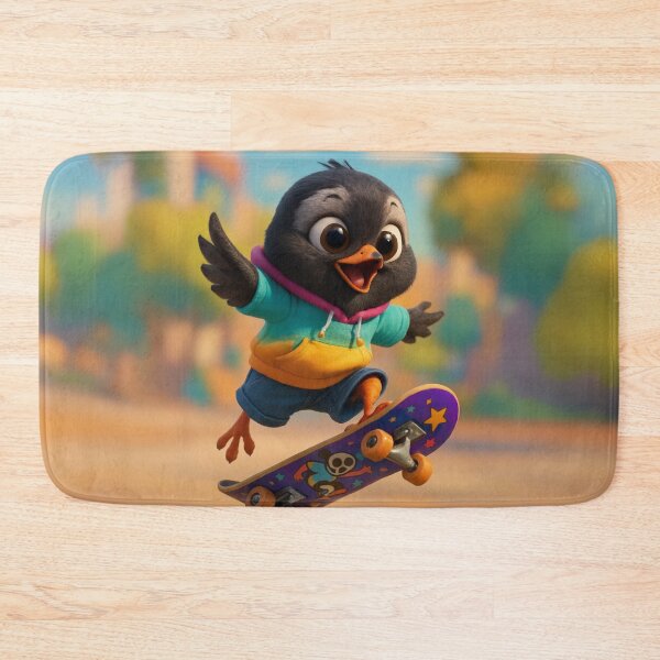 Item preview, Skater Redstart designed and sold by Sillytoe.