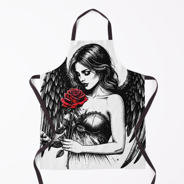 Item preview, Fallen Angel with Red Rose designed and sold by FuturscapeUK.