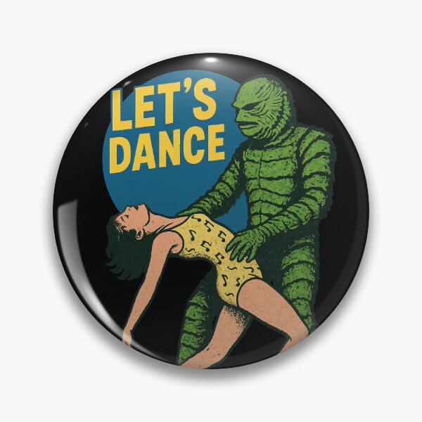 Item preview, Let’s Dance Creature Feature – Retro Monster Mash Dance Design	 designed and sold by Victor Shadehorn.