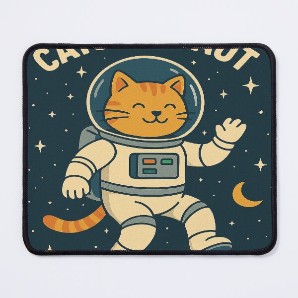 Item preview, Catstronaut – Space Explorer Kitty designed and sold by VibeNest01.