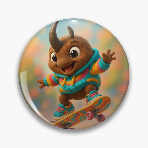 Item preview, Skater Rhino Beetle designed and sold by Sillytoe.