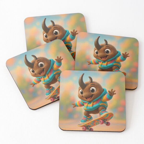 Item preview, Skater Rhino Beetle designed and sold by Sillytoe.