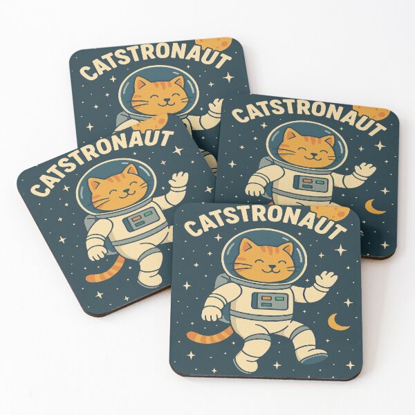 Item preview, Catstronaut – Space Explorer Kitty designed and sold by VibeNest01.