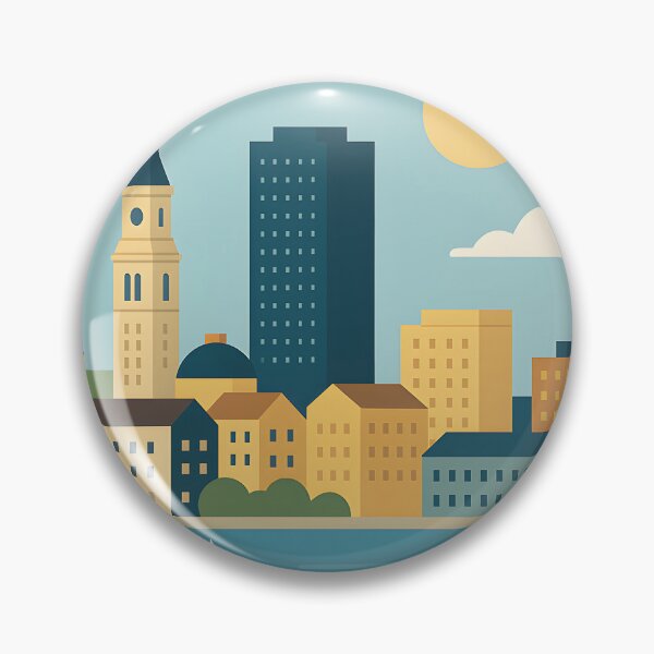 Item preview, Boston - Flat Minimalist Travel Series designed and sold by UMLAUT STUDIOS.