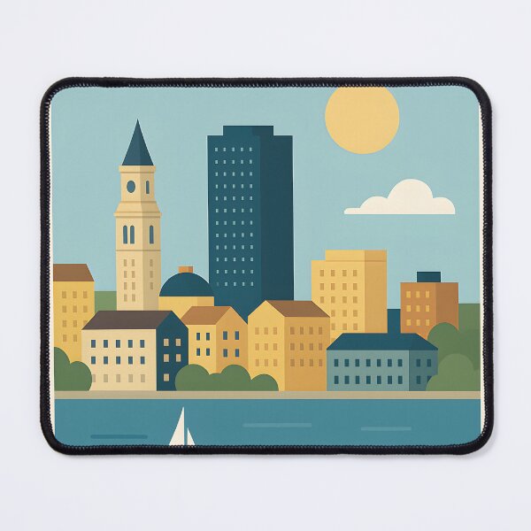 Item preview, Boston - Flat Minimalist Travel Series designed and sold by UMLAUT STUDIOS.