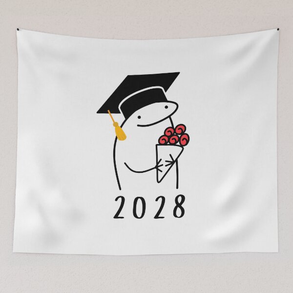 Item preview, Style 2 Graduation pose doodle 2028 designed and sold by QUOT-s.
