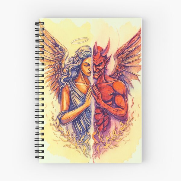 Item preview, Divine Duality: Angel & Demon Embracing Balance (Yin & Yang) designed and sold by Real Love.