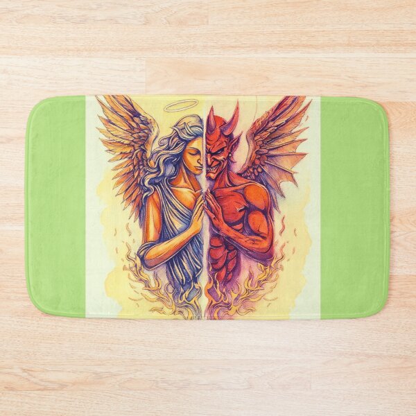 Item preview, Divine Duality: Angel & Demon Embracing Balance (Yin & Yang) designed and sold by Real Love.