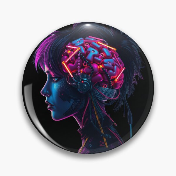 Item preview, Cyber Mind, Cyberpunk Brain, Cybergirl designed and sold by Burn-Ego.