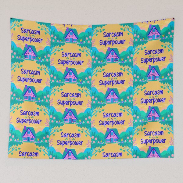 Item preview, Sarcasm Power: Whimsical World with a Punchline designed and sold by ART ATTACK ZONE.