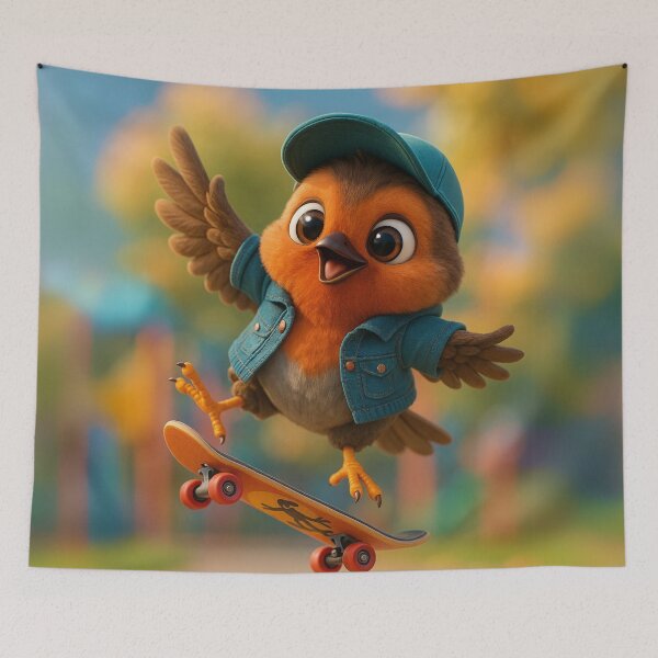 Item preview, Skater Robin designed and sold by Sillytoe.