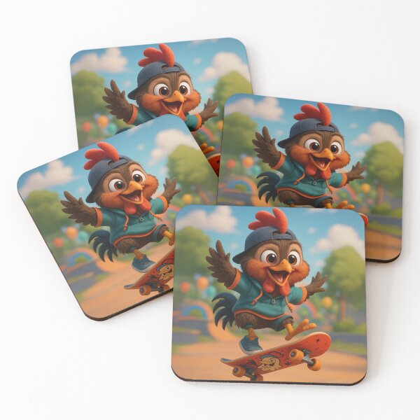 Item preview, Skater Rooster designed and sold by Sillytoe.