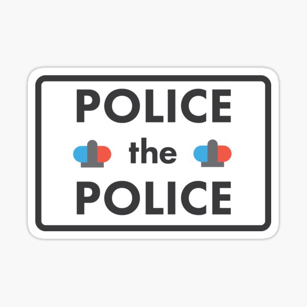 Police Pigs Stickers Redbubble - police nypd font roblox